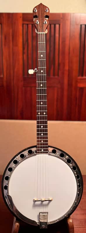 OME Grubstake five string banjo 1973 - Mahogany image 1