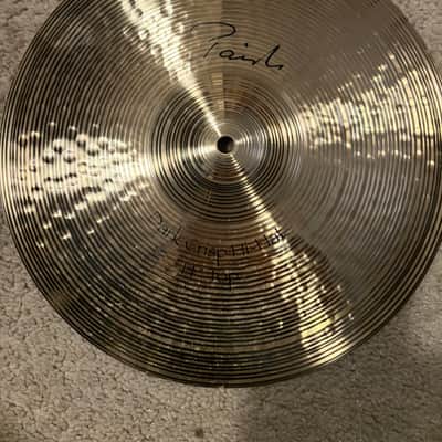 Paiste 14" Signature Dark Crisp Hi-Hat Cymbals (Pair) Top 900g, Bottom 1450g image 3