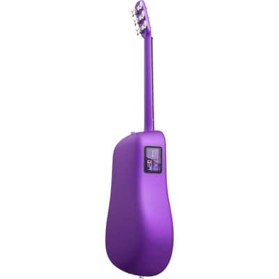 Lava Music L9220010 ME 4 Carbon Fiber 38” Acoustic / Electric Guitar With Gig Bag, Purple image 9