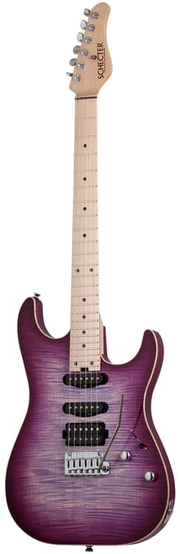Schecter USA Sunset Custom-II 24 Purple Burst w/Case