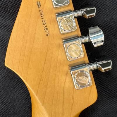 Fender American Stratocaster 2011 Olympic White USA w/ Custom Marbled Pickguard image 14