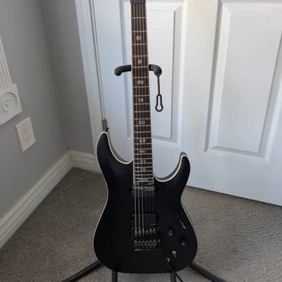 Schecter C-1 FR S SLS Evil Twin Satin Black image 1