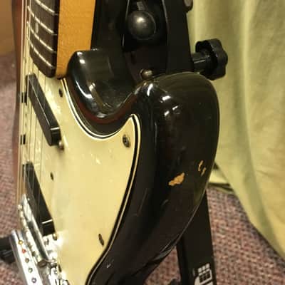 1970 Fender Mustang Electric Guitar Sunburst Vintage USA image 17