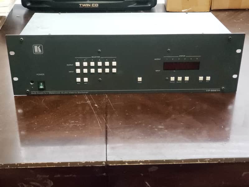 Kramer VP-66ETH Balanced Matrix Switcher 2000s - Black image 1