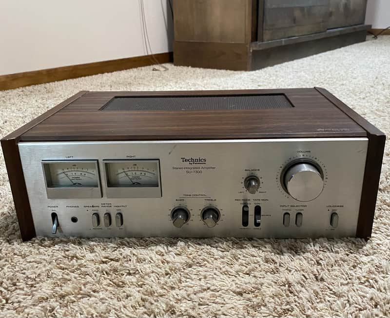 Technics SU-7300 Stereo Integrated Amplifier Wood finish/silver