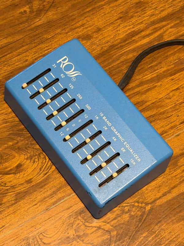 Ross 10 Band Graphic Equalizer 1980s - Blue image 1