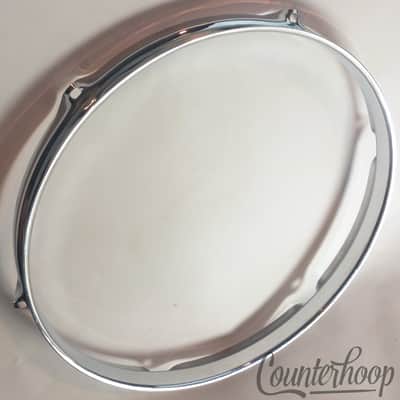 Rogers Tall-Boy 13" Tom Drum Rim/Hoop Triple Flange Chrome Cleveland Holiday 60s image 1