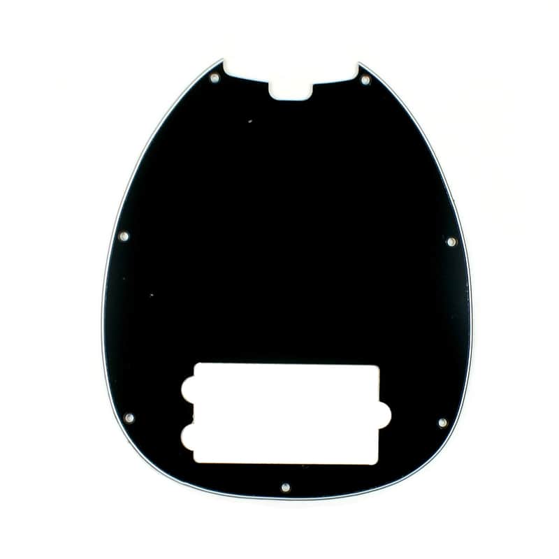 Replacement OLP Bass Guitar Style Pickguard ,3ply Black image 1