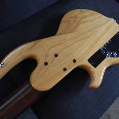 Conklin Groove Tools GT-7 - 7 String Fretless Bass Clear Hard Natural RARE! image 11