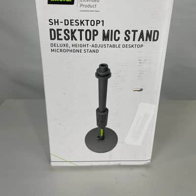 Shure by Gator SH-DESKTOP1 Round Base Desktop Microphone Stand, Black image 5