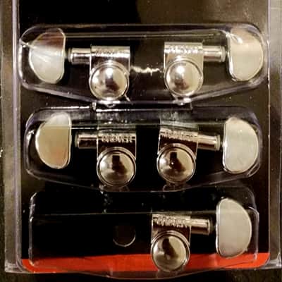 5 Gibson Grover Tuner machines for Les Paul 2024 - Nickel image 1
