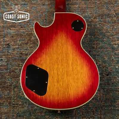 1991 Burny RLC-70 Les Paul Custom Cherry Burst made in Japan image 3