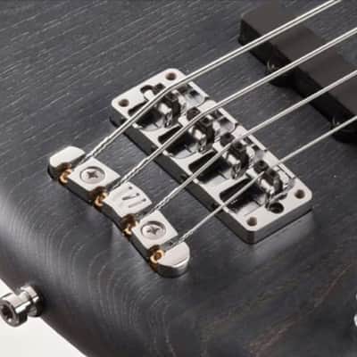 Warwick Pro Series Corvette Standard-4 String-Active-Nirvana Black Transparent Satin image 7