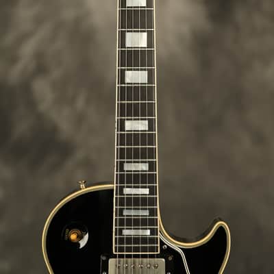 1957 Gibson Les Paul Custom Black w/original Bigsby + "Fretless Wonder" HANG TAG image 4