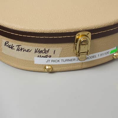 Rick Turner Model 1 LB Reissue Owned by Jeff Tweedy of Wilco Semi-Hollow Body Electric Guitar (2001), ser. #59/120, original blond tolex hard shell case. image 12