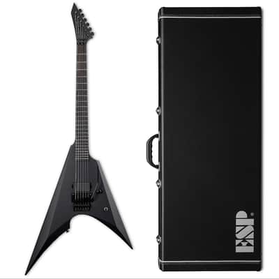 ESP LTD Arrow Black Metal Black Satin BLKS Electric Guitar B-Stock BKM + ESP CVFF Hard Case! image 1