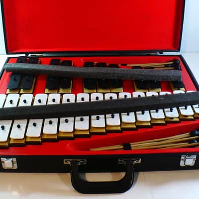 25 Note Resonator Bell Kit Mid 90’s With Case and Mallets image 8