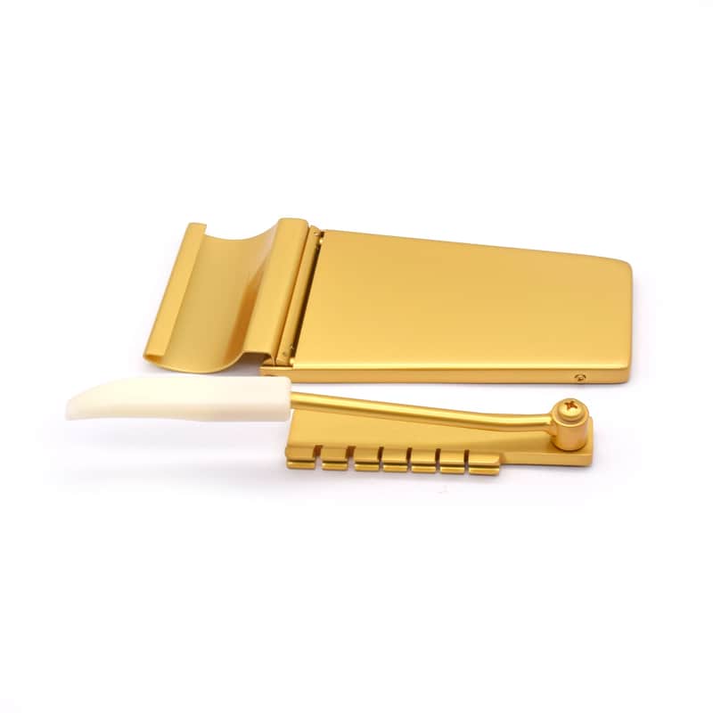 KD By AxLabs Vintage Tremolo With White Arm Tip - Maestro Style - Satin Gold image 1