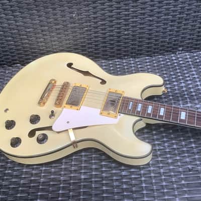 Aria Pro 2 TA-60 / Vintage Japan 335 model TA 60 / sparkling white/cream colour image 1