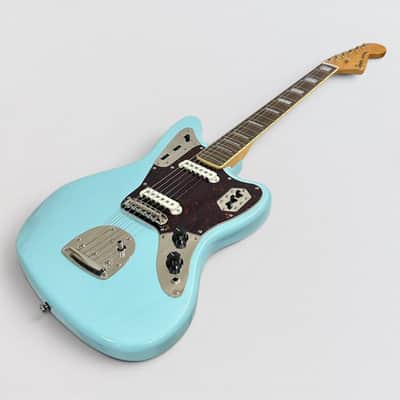 Fender Squier Classic Vibe '70s Jaguar FSR Limited-Edition Electric Guitar - Daphne Blue image 11