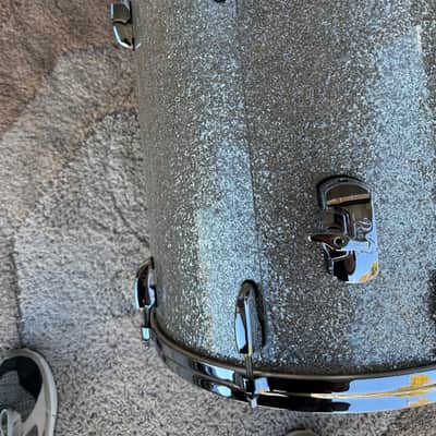 Pearl Music City Custom 16x16" Masters Maple/Gum Floor Tom (MMG1616F) - Bronze Glitter Glass image 6