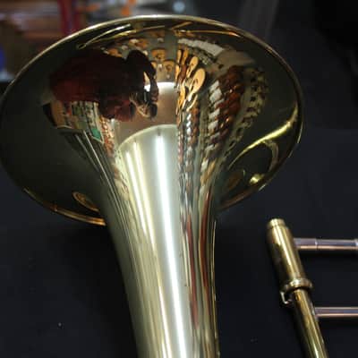 Yamaha YSL-354 Standard Trombone 2010s - Lacquered Brass image 7