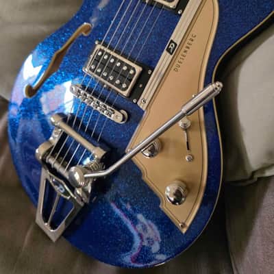 Duesenberg Starplayer TV Custom - Blue Sparkle image 3