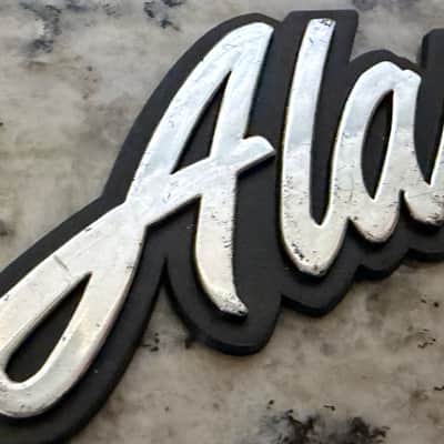 Alamo Amp Logo Badge Nameplate 60s-70s image 4