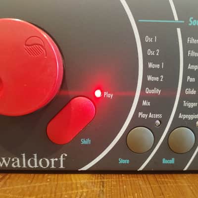 Waldorf Microwave II Rackmount Wavetable Synthesizer 1997 - Black image 2