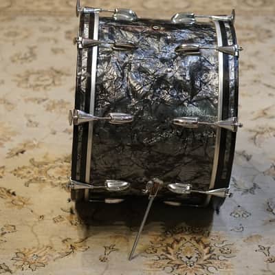Slingerland 1958 12/16/20 Black Diamond Pearl Drum Set image 12