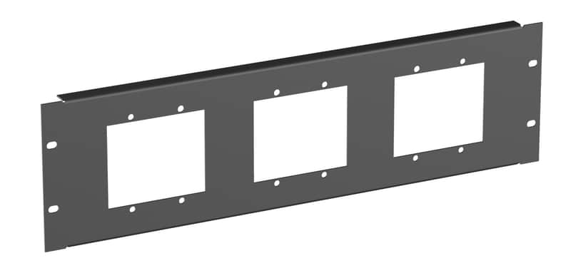 Atlas IED BB-PLT-PNL 3RU Rack Mount Kit for BlueBridge Wall Plate Controllers image 1
