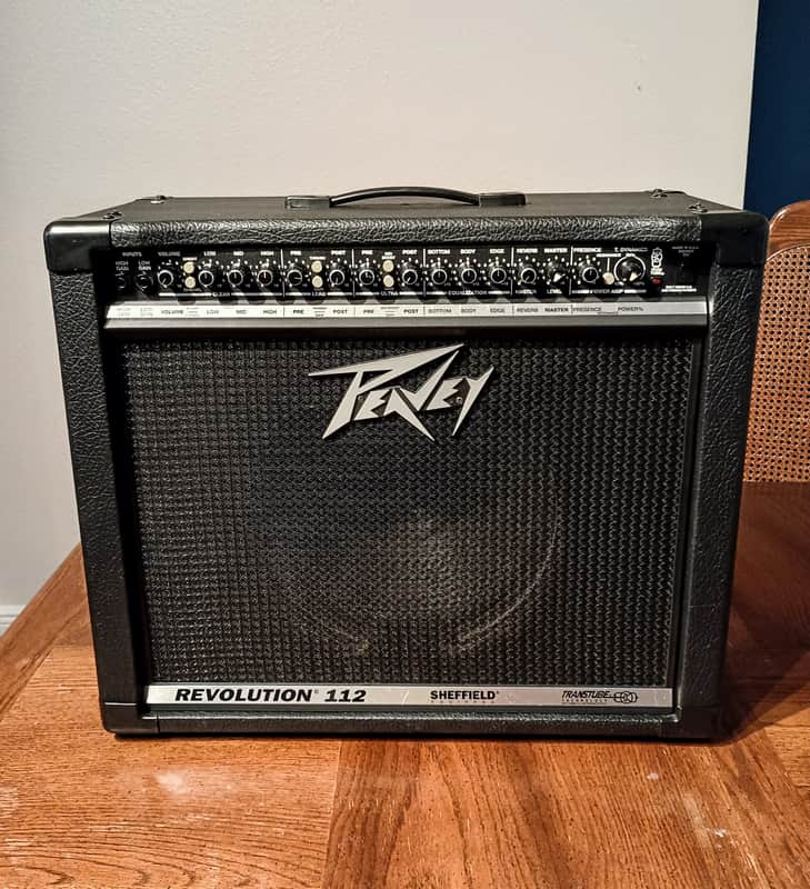 Peavey Revolution 112 TransTube Series 100-Watt 1x12" Guitar Combo 1990s Black image 1