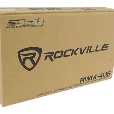 Mackie DRM12A 2000 Watt 12" Powered Active DJ PA Speaker+4) Wireless Microphones image 12