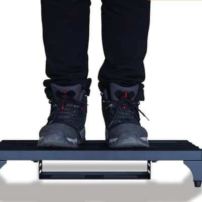 Super Light 3.3 lb Guitar Pedal Board 22" x 12.5" Aluminum Alloy Pedalboard with Power Supply Cradle (Black, APB-22BK) image 6