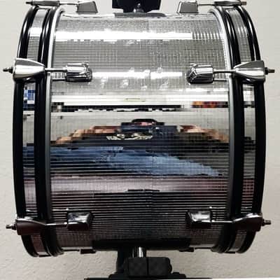 KISS Mirrorball Double Sided Rotating Bass Drum w/ Multi-Color Internal Lighting + Remote Control image 14