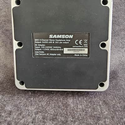 Samson QH4 4-Channel Headphone Amplifier 2010s - Silver/Black image 5
