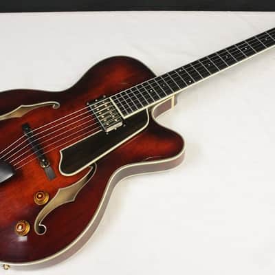 Eastman T145SM Thinline Electric, Spruce/Maple, Kent Armstrong Pup, OHSC! #26152 image 2