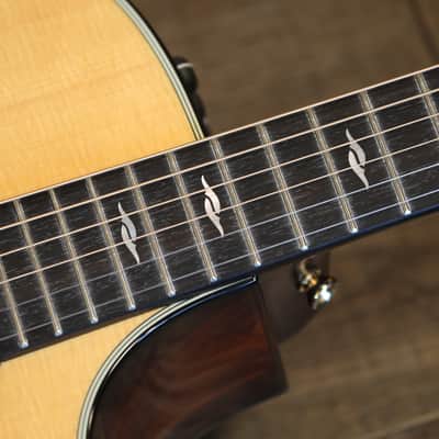 MINTY! 2019 Taylor 814ce LTD Cocobolo & Lutz Spruce Natural Acoustic Electric Cutaway Guitar w/ES2 + OHSC image 7