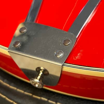 1967 Coral Vincent Bell Firefly Red Danelectro image 6
