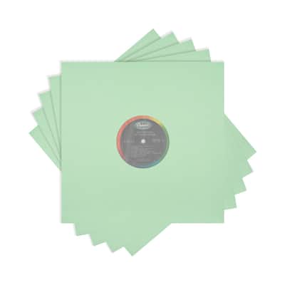 (100) 12" Mint Green Paper Plastic Record Heavyweight Polylined Inner Sleeves 12IAMG image 12
