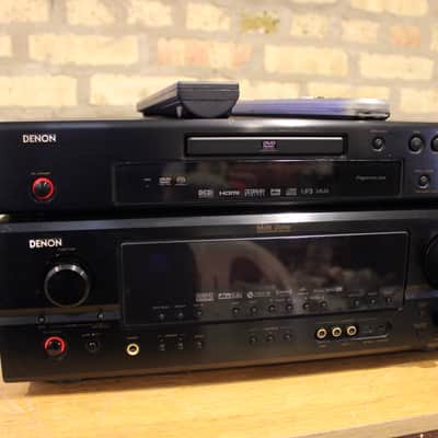 DENON AVR-1907/DVD-757 w/remote fully functional - refurbished image 3