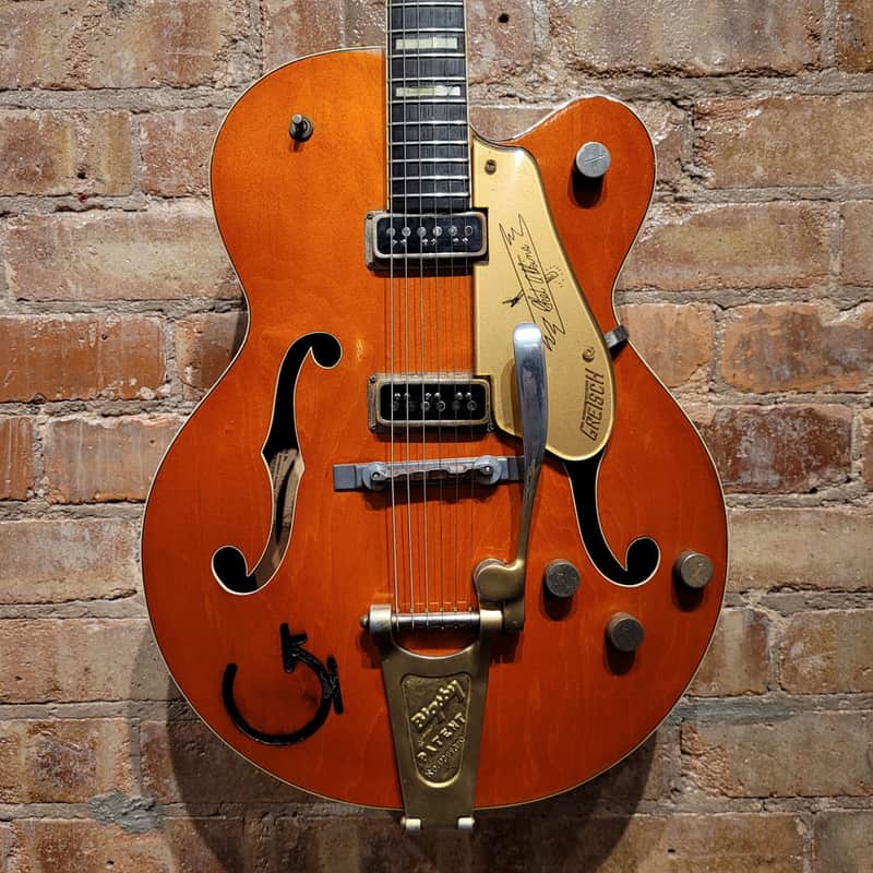 Gretsch 6120 Chet Adkins Electric Guitar Orange | Original Vintage Instrument | 17374 | Guitars In The Attic image 1