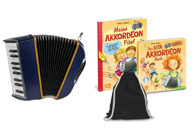 Hohner XS Kinderakkordeon blau-orange image 1