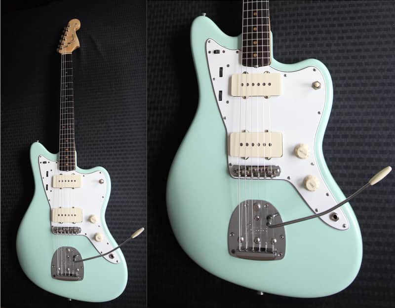 Early 1964 Pre-CBS Fender Jazzmaster — Surf Green, Clay Dots — Gruhn-Appraised image 1