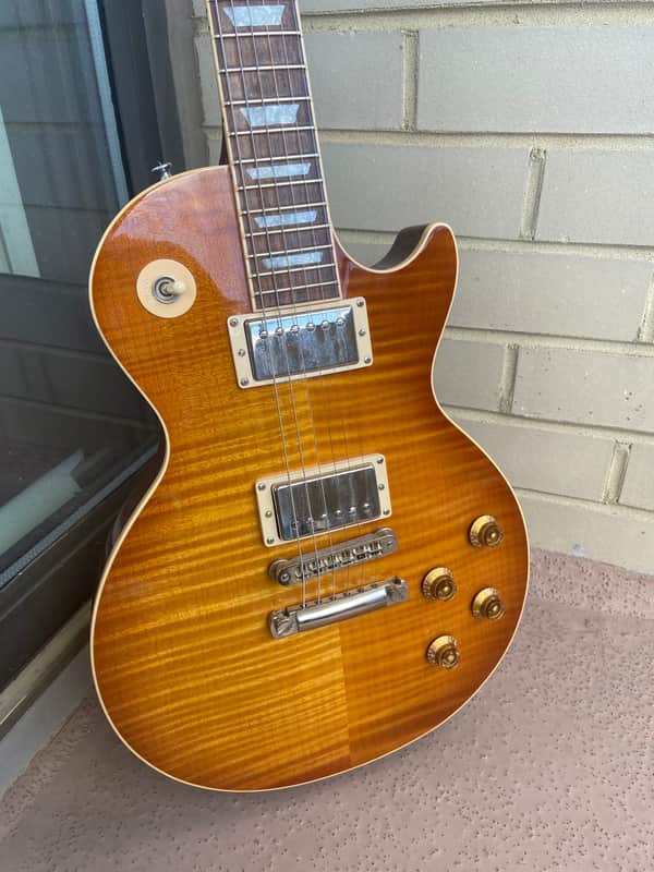 Gibson Les Paul Standard Plus 2003 Headstock Repaired AAA Flame Maple Top image 1