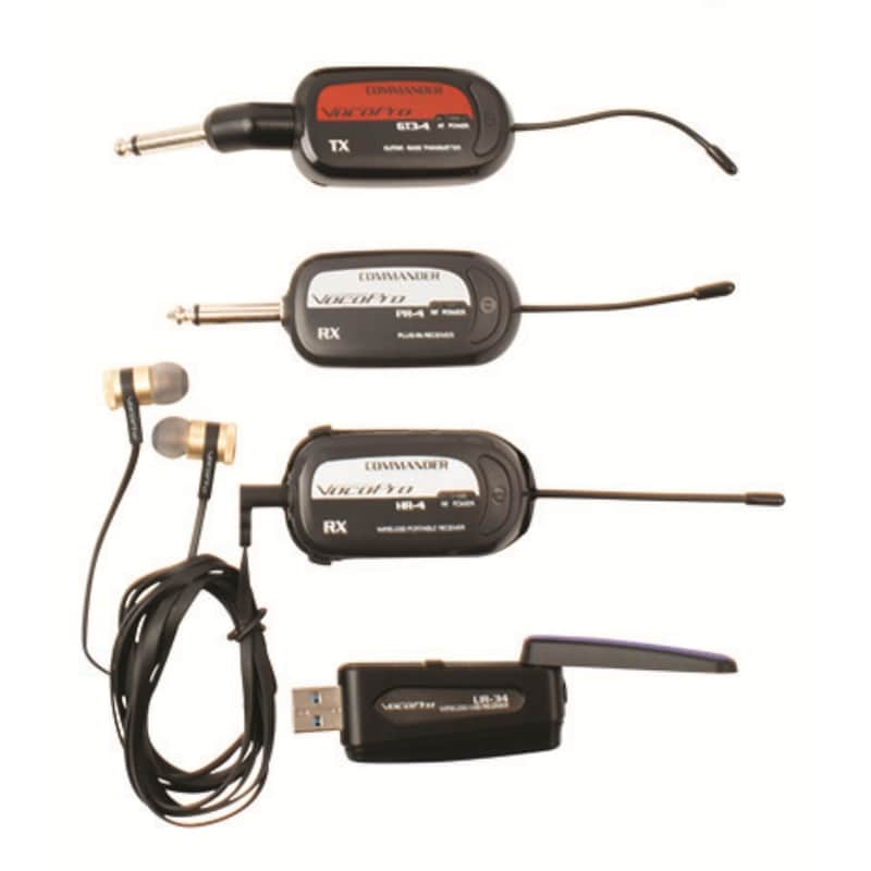 VOCOPRO PHR-3 Wireless Direct USB Play, Hear & Record System with 30 Degree Jack image 1