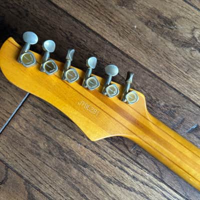 Vintage 1979 Greco GO II Brazen Picker Electric Guitar Walnut Brown MIJ Fujigen Japan image 10