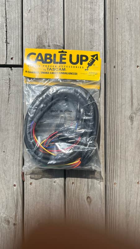 TASCAM “Cable Up” 8-channel snake. 1/4” unbalanced. 10ft/3meters image 1