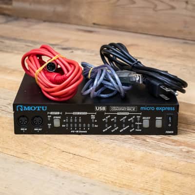 MOTU micro express 4x6 USB Bus-Powered MIDI Interface with SMPTE U286516 image 2