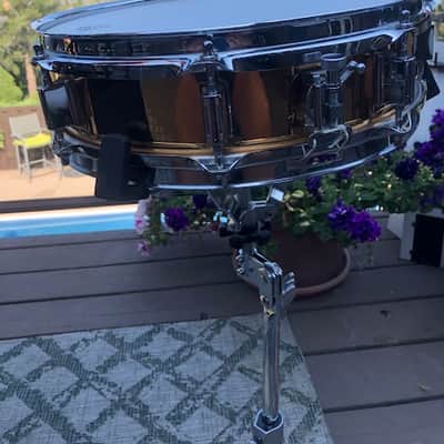 Ludwig LB553 Bronze Piccolo 3x13" 8-Lug Snare Drum 1991 - 2008 - Clear-Lacquered Bronze image 4
